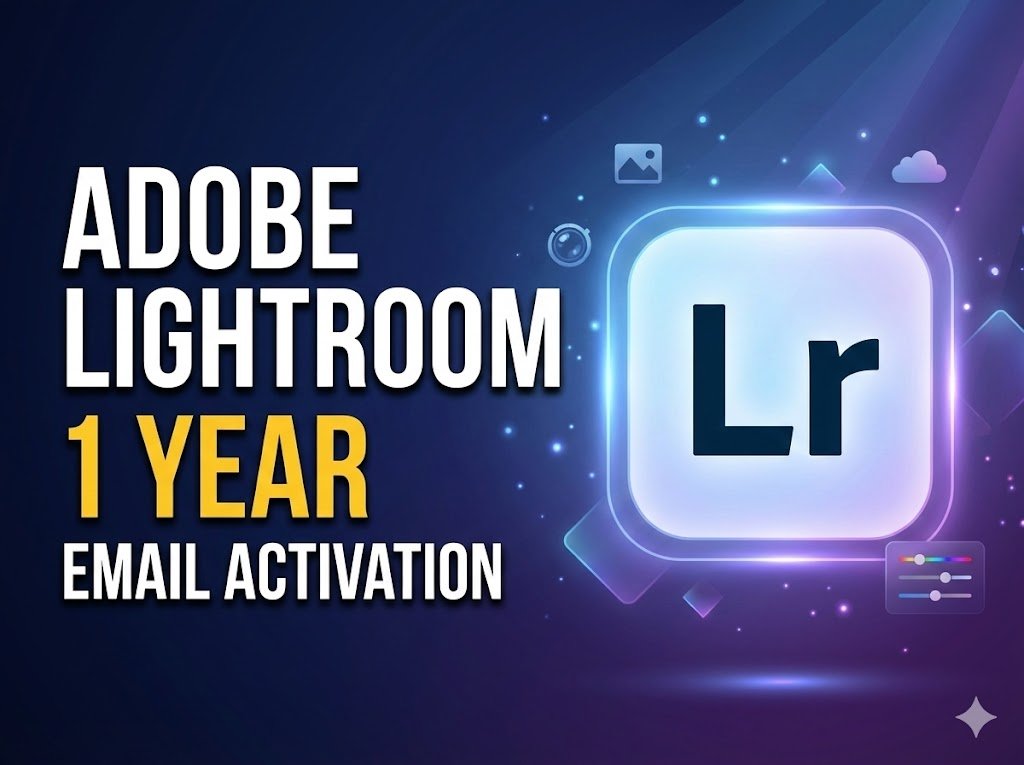 Adobe Lightroom – 1 Year Official Subscription (Email Activation)
